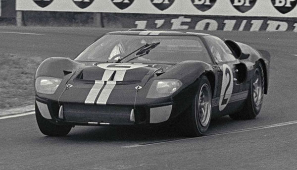 1966 Le Mans winner - Ford GT40 MKII #GT40P/1046 - Shelby-America Inc. driven by Bruce McLaren and Chris Amon.